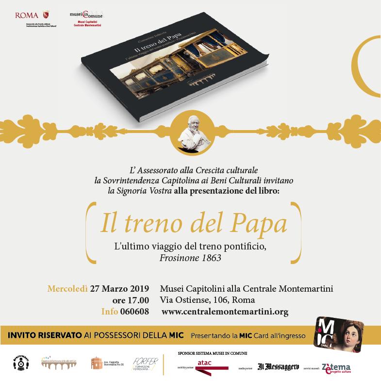 Presentazione del Libro “Il Treno del Papa” Centrale Montemartini di Roma